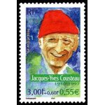 Timbre les grands aventuriers jacques - yves cousteau 1910 - 1997 (emission de 2000)