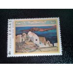 Timbre grece yt 1276  santorin  de konstantinos maleas (1879 - 1928) 1977 ( 91004 )