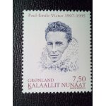Timbre groeland yt 476 exp�ditions au groenland v - paul - emile victor 1907 - 1995 2007