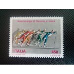 Timbre italie y t 1691 ski de fond 1986 ( 050608 )