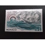 Timbre monaco yt 1126 voilier abandonn� (l'�le myst�rieuse) 1978 ( 071208 )