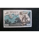 Timbre monaco ( yt 861 ) 1971 carte, sextant, plantes marines