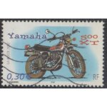 Timbre n3517 y&t 0, 30  multicolore srie  collection jeunesse  cylindres et carnages motos yamaha ...