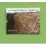 Timbre neuf new stamp selo with fresh gum invertebrados marinhos aores anmona bagas 0. 68 alicia mirabilis ...