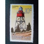 Timbre nouvelle - zelande yt s 137 phare de farewell spit 1976 ( 90404 1)