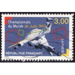 Timbre oblit�r�  championnat judo
