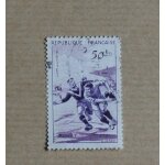Timbre oblit�r� france : rugby