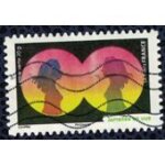 Timbre oblitr jumelles en vue du carnet la vue anne 2015 - n1183 aa yvert et tellier