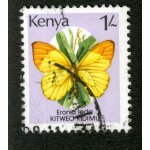 Timbre oblit�r� kenya, eronia leda, kitweo kidimu, 1