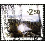 Timbre oblit�r� new zealand , pancake rocks , 2014 , s 2. 50