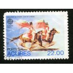 Timbre oblit�r� portugal, a�ores, 22. 00