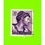 Timbre oblitr used stamp selo carimbado 30 lire poste italiane italie italia