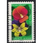 Timbre oblitr used stamp selo carimbado carnet dites - le avec des fleurs pense affection france 2012 ...