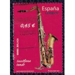 Timbre oblitéré used stamp selo carimbado saxofono tenor 0, 45â¿ instrumentos musicales espagne spain ... Timbre oblitéré used stamp selo carimbado saxofono tenor 0, 45â¿ instrumentos musicales espagne spain ...