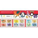 Timbres pokemon autocollants Timbres pokemon autocollants