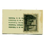 Timbre de pologne dans pochette publicitaire des annes 60  caf san rivo