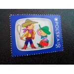 Timbre pologne yt 2230 programmes de t�l�vision pour enfants. bolek et lolek 1975 ( 20404 )