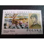 Timbre pologne yt 2803 dfense de wizny, capt. wladyslaw raginis 1985 ( 070304 )