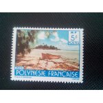 Timbre polynesie francaise y t 136 motu les polynsiennes 1979 ( 080407 )