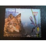 Timbre portugal yt 2316 loup ib�rique (canis lupus signatus), peneda - ger�s 1999 ( 060104 )