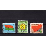 Timbres de poste a�rienne du burkina (symboles nationaux)