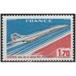 Timbre poste a�rienne neuf * * france 1976. mise en service commercial de  ; concorde ; paris - rio de ...