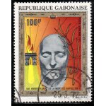 Timbre de poste aérienne du gabon (150ème anniversaire de la mort de napoléon) Timbre de poste aérienne du gabon (150ème anniversaire de la mort de napoléon)