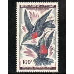 Timbre de poste a�rienne du tchad (oiseau)