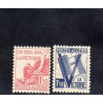 Timbres - poste d'alg�rie (pour la victoire)