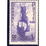 Timbre - poste du dahomey (lac nokou�)