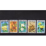 Timbres - poste de haute - volta (fleurs)