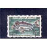 Timbre - poste du mali (poisson dentex filosus)