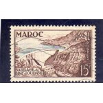 Timbre - poste du maroc (barrage de bine el ouidane)