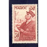 Timbre - poste du maroc (centenaire de la naissance du mar�chal lyautey)