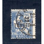 Timbre - poste du maroc (type � mouchon �)