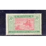 Timbre - poste de mauritanie (caravane dans le dsert)