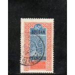 Timbre - poste du soudan franais (targui)