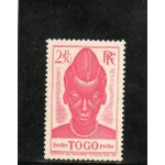 Timbre - poste du togo (jeune fille)