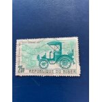 Timbre rpublique du niger - poste arienne 1969 - panhard et levassor 25 f