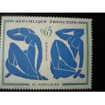 Timbre neuf : tableaux de peintres modernes - les nus bleus d'henri matisse - yvert et tellier 1320