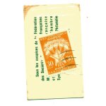 Timbre taxe de yougoslavie 30 dinar orange ( timbre et pochette d'origine) dans pochette publicitaire ...