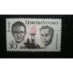 Timbre tchcoslovaquie (yt 1971 ) 1973 capt. jan nalepka, major antonin sochor