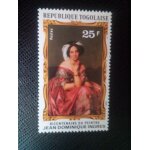 Timbre togo yt 990 baronne rothschild, par j. a. d. ingres 1980 ( 020905 )