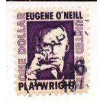 Timbre u s a eugne o'neill, 1$ oblitr