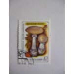 Timbre  urss 1986 :champignon :amanite panthre .