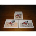 Tintin et milou - lot de 3 cartes postales smile, please ! Tintin et milou - lot de 3 cartes postales smile, please !