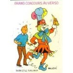 Tintin et le turluron - autocollant - la vache qui rit 1976