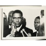 Tirage photo n&b malcolm x / denzel washington , 1992 Tirage photo n&b malcolm x / denzel washington , 1992