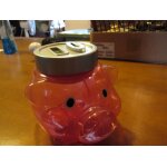 Tirelire cochon plastique