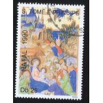 S. tom� et principe 1990 oblit�r� rond used stamp no�l cadeaux pour le nouveau n�